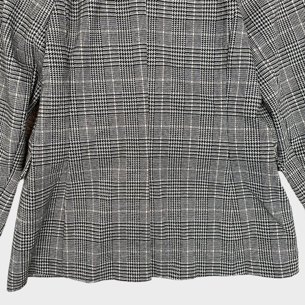 NWT Heartloom Women's Edie Plaid Houndstooth Blazer Coat Jacket Size Medium - Picture 7 of 12